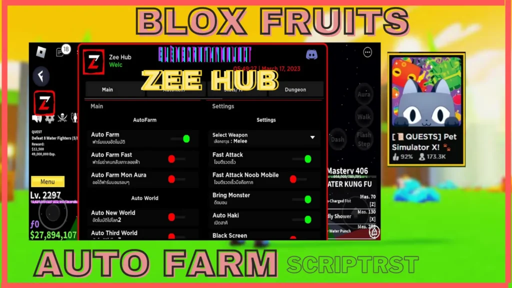 [🔥] Blox Fruits Script Pastebin 2023 | Zee Hub