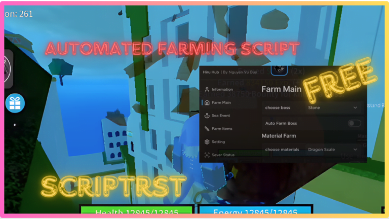 [New] Blox Fruits Script Pastebin 2024 | Hiru Hub (NO KEY)