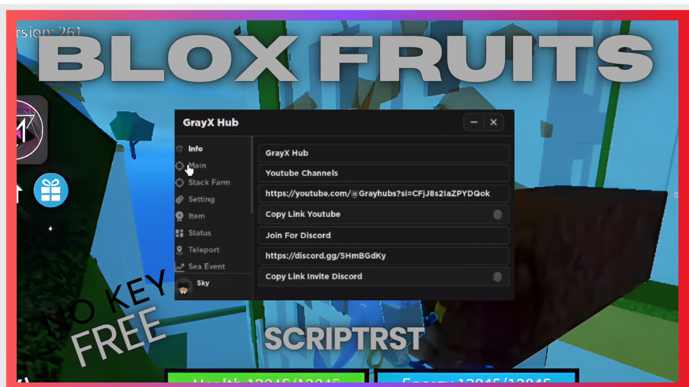 BLOX FRUITS SCRIPTS (GRAYX)