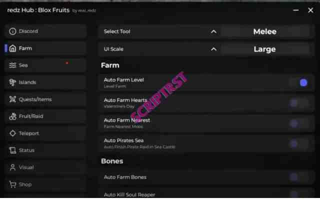 🔗 Blox Fruits REDz Hub Script (GitHub Source)